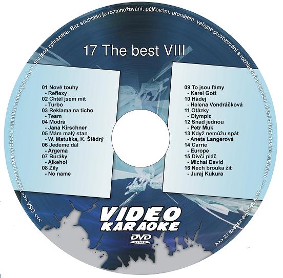 KARAOKE ZÁBAVA: Karaoke DVD 17 The best VIII